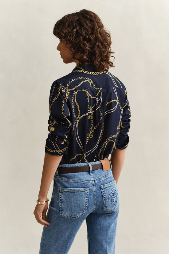 Bluse aus Baumwoll-Voile