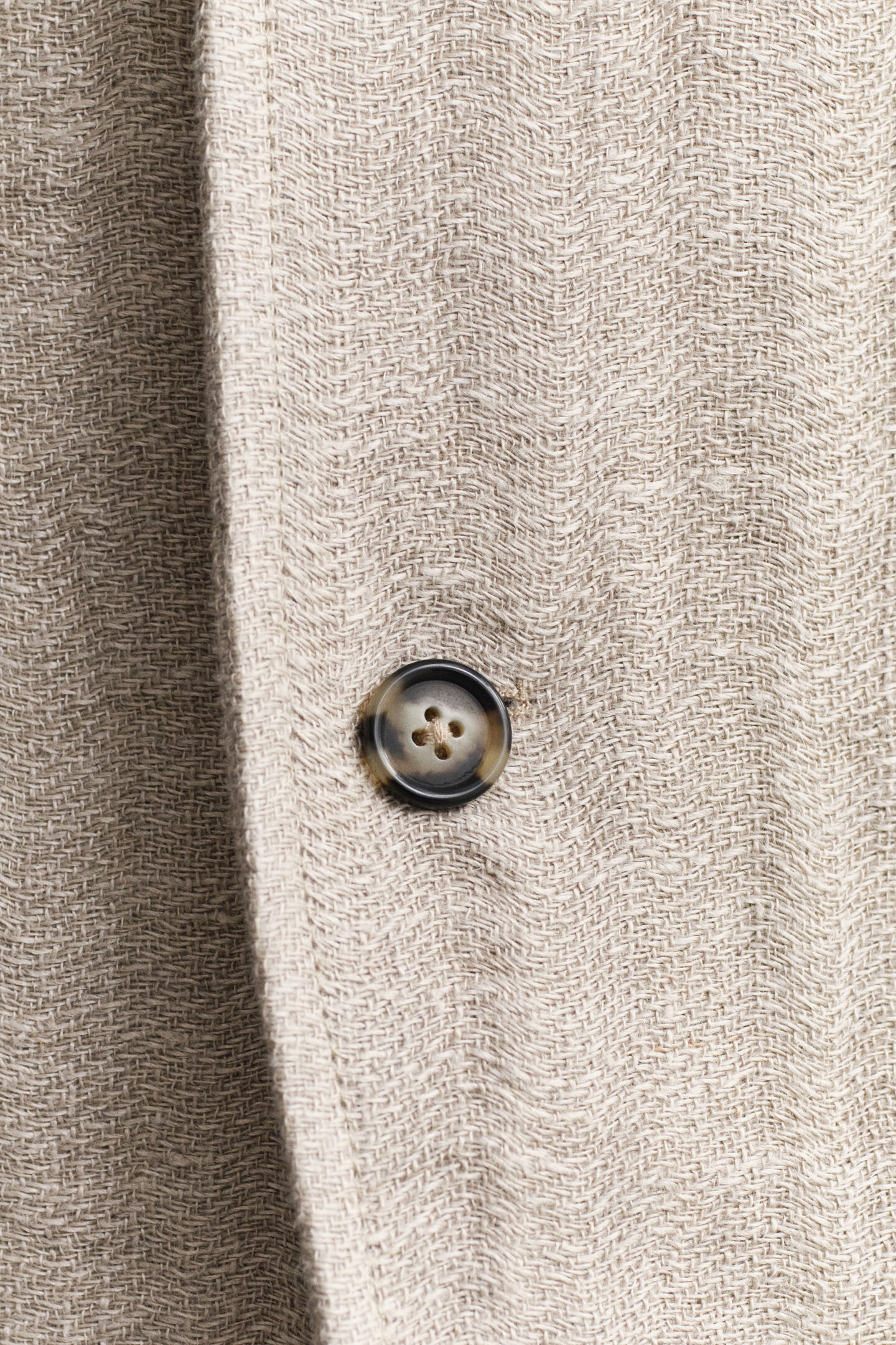 Jacke aus gewaschenem Leinen