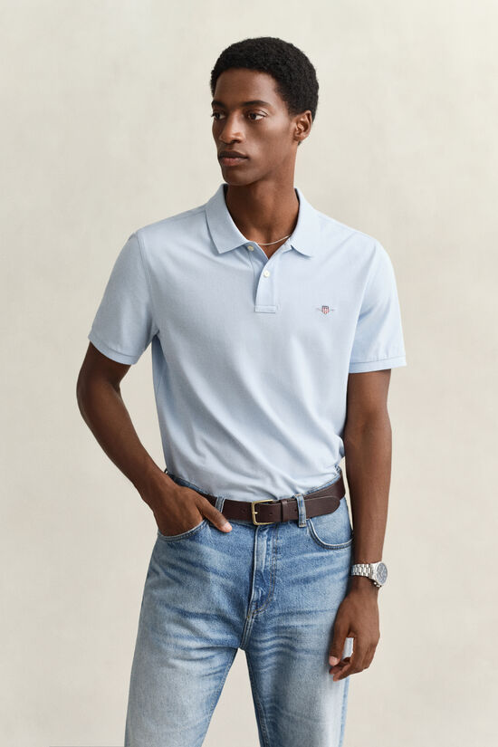 Regular Fit Shield Piqu&eacute; Poloshirt