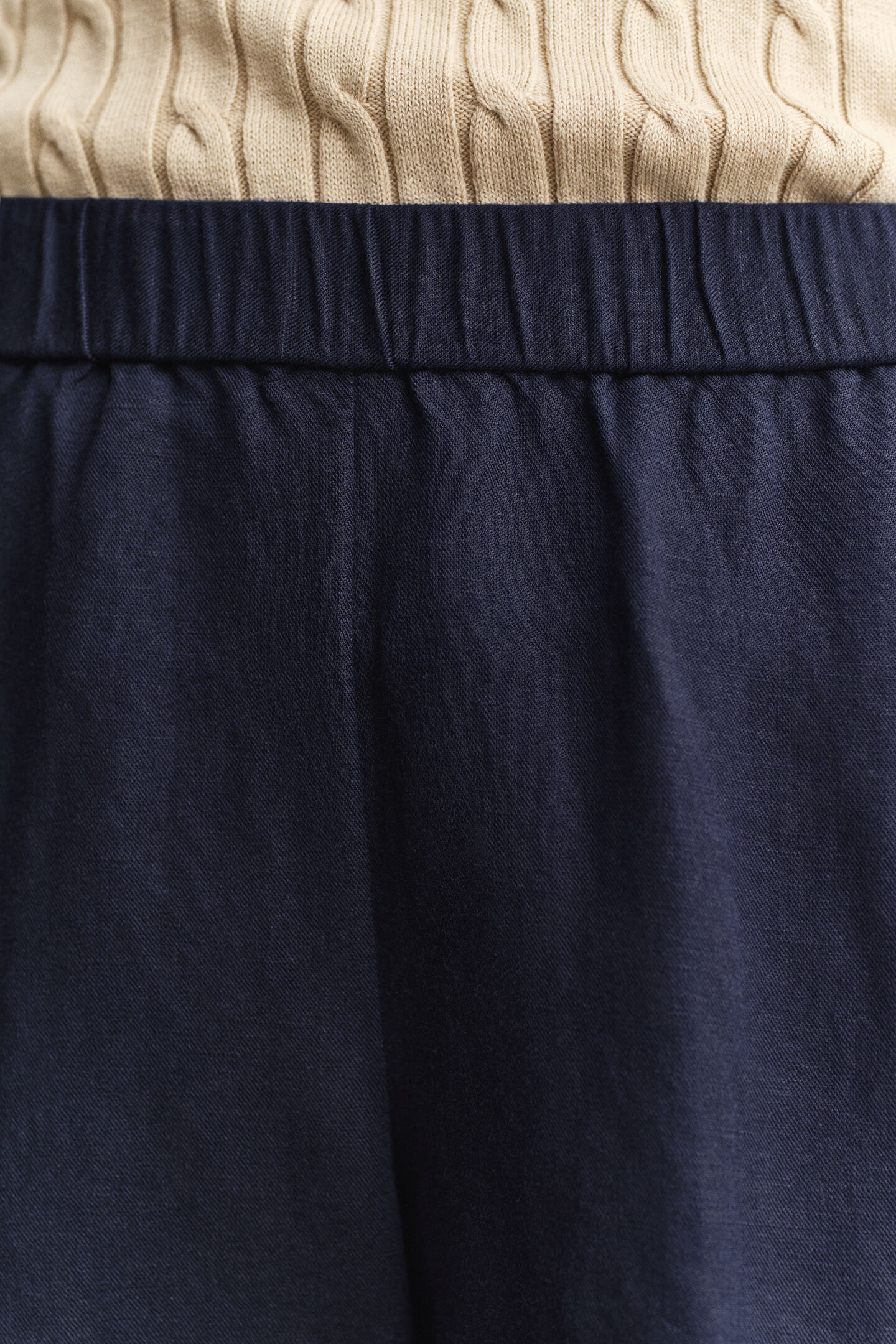 Shorts aus Leinenmix