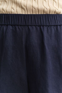 Shorts aus Leinenmix