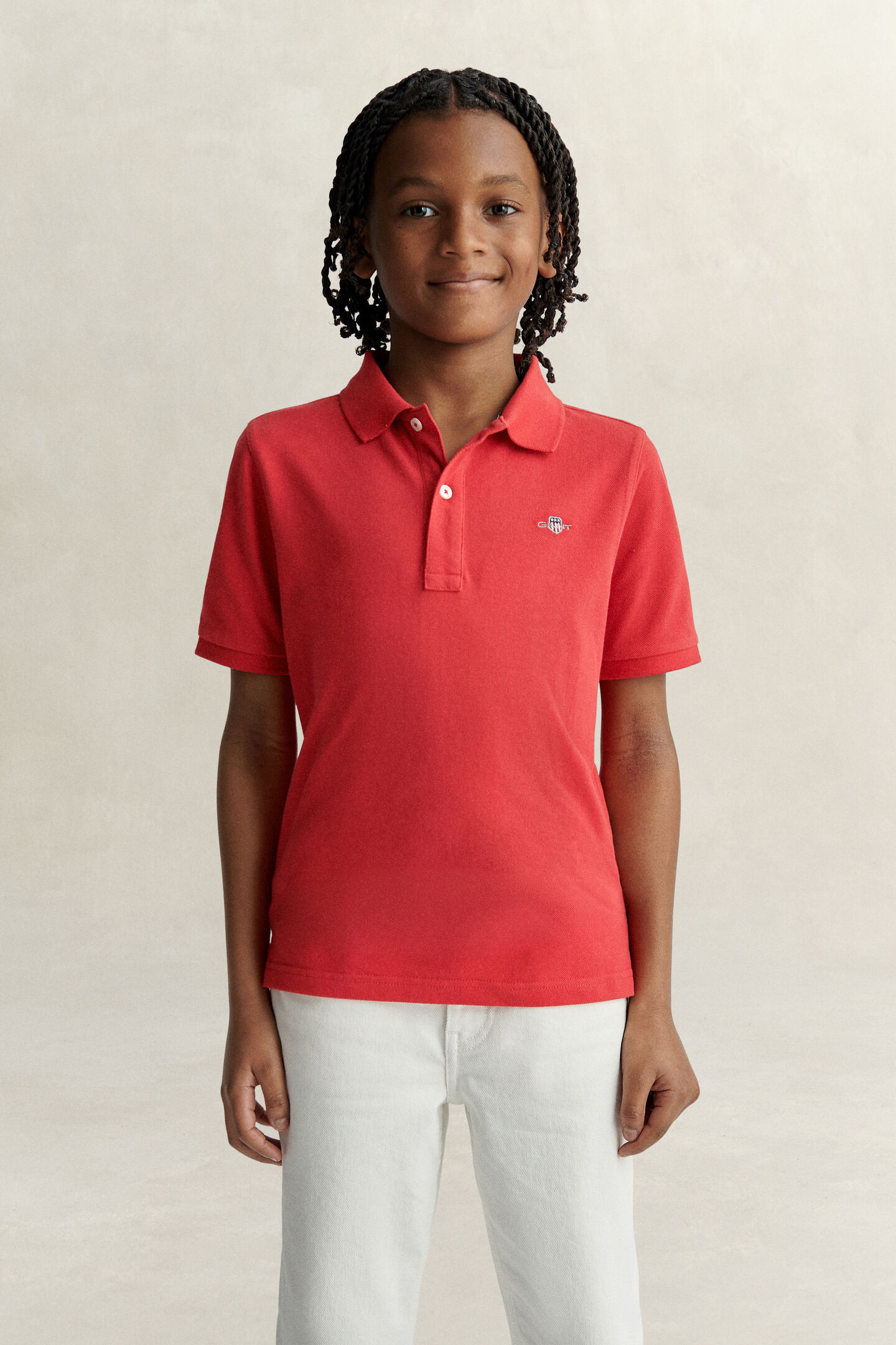 Teens Shield Piqu&eacute; Poloshirt