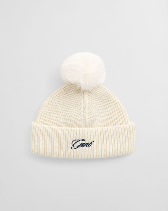 Girls Pom Pom Beanie