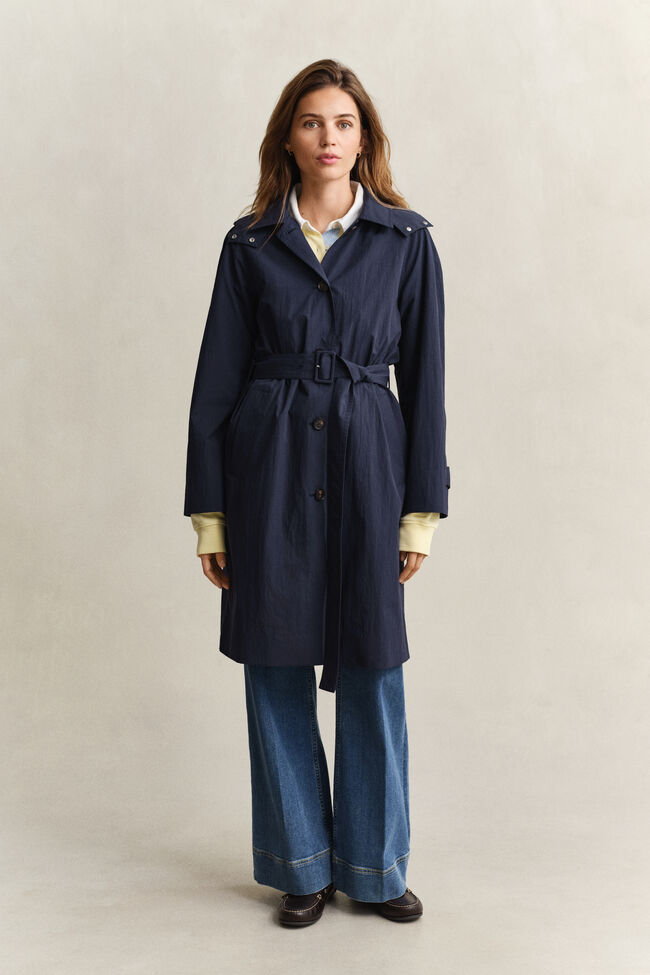 Windmantel mit G&uuml;rtel