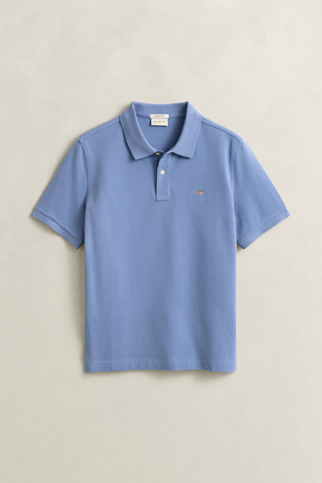 Regular Fit Shield Piqu&eacute; Poloshirt