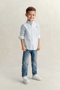 Boys Shield Oxford-Hemd mit Streifen