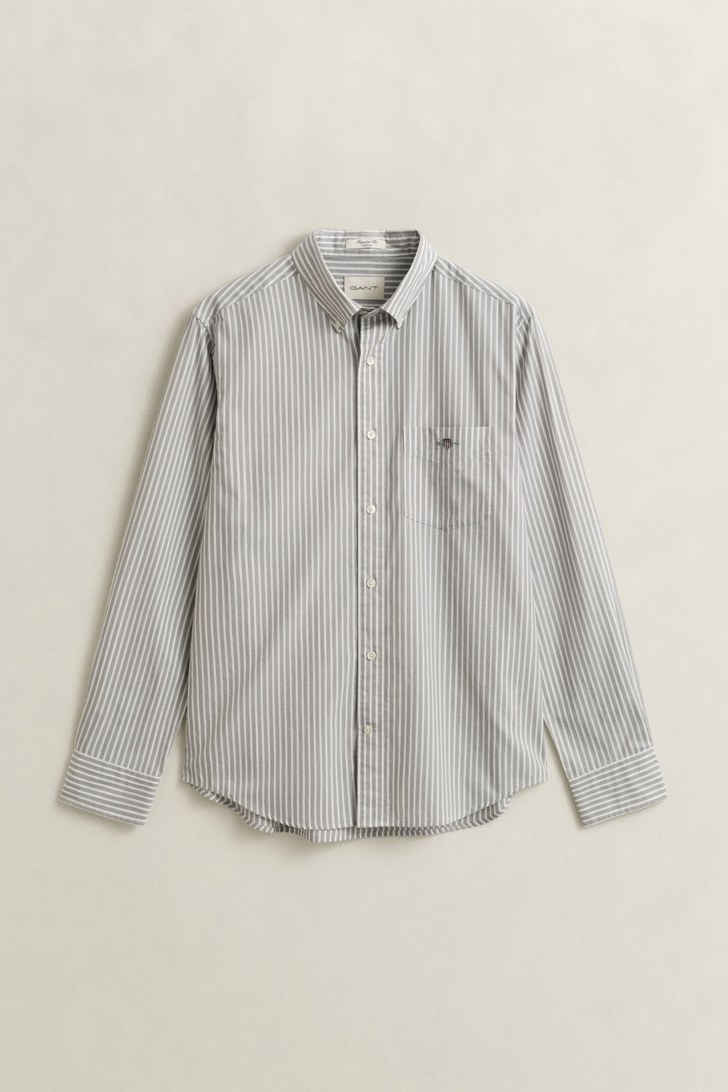 Classic Popeline-Hemd mit Streifen