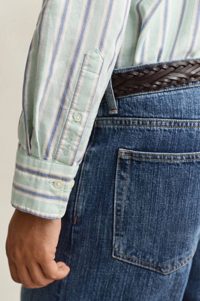 Archive Oxford-Hemd mit Streifen