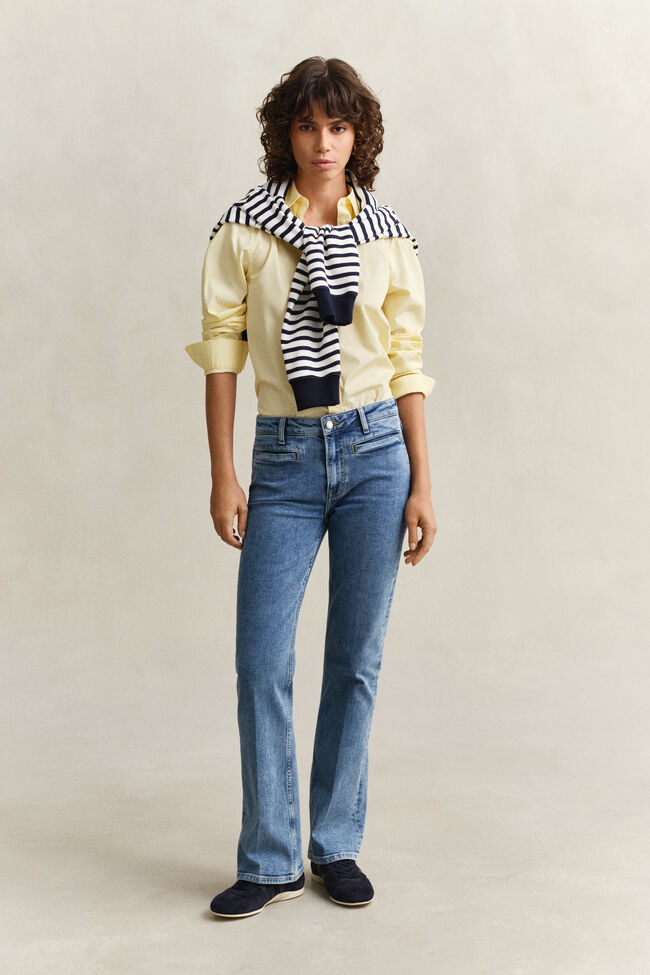 Regular Fit Classic Popeline Hemd