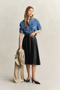 Ausgestellter Lederrock