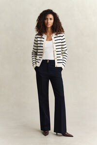 Gestrickte Jacke aus Baumwolle