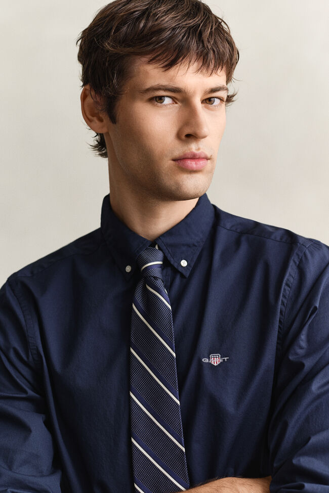 Slim Fit Classic Popeline Hemd