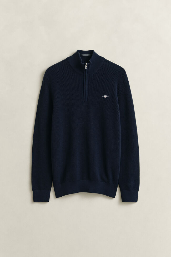 Troyer aus strukturierter Baumwolle