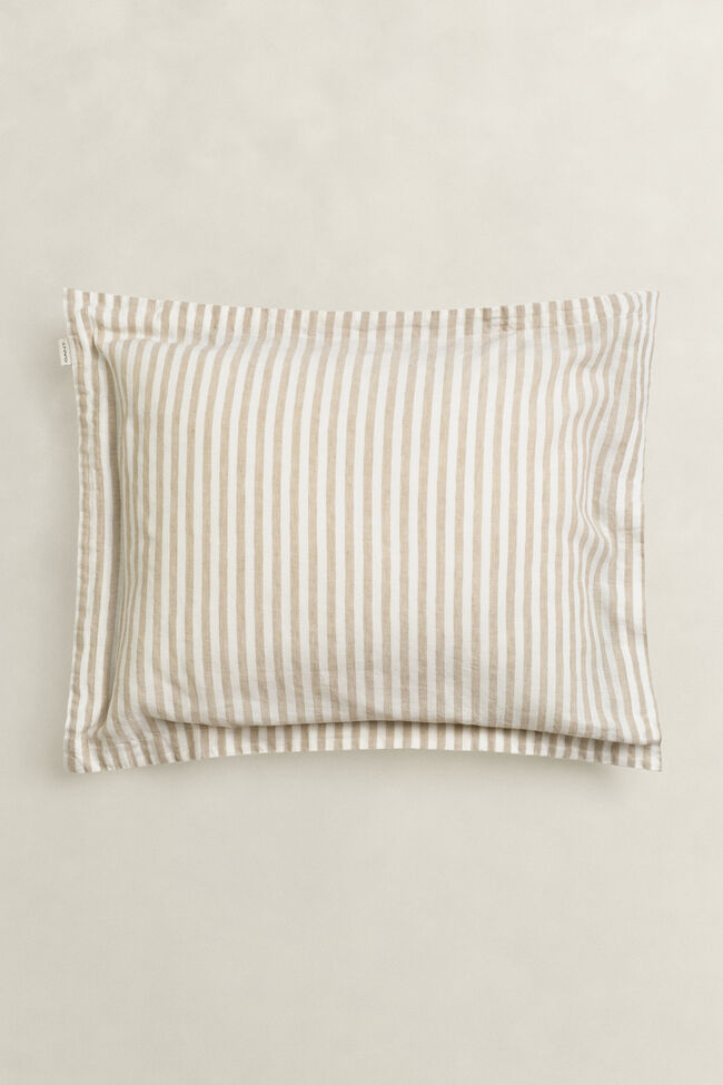 Cotton Linen Striped Kopfkissenbezug