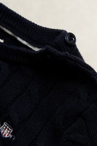 Girls Shield Pullover mit Zopfstrickmuster