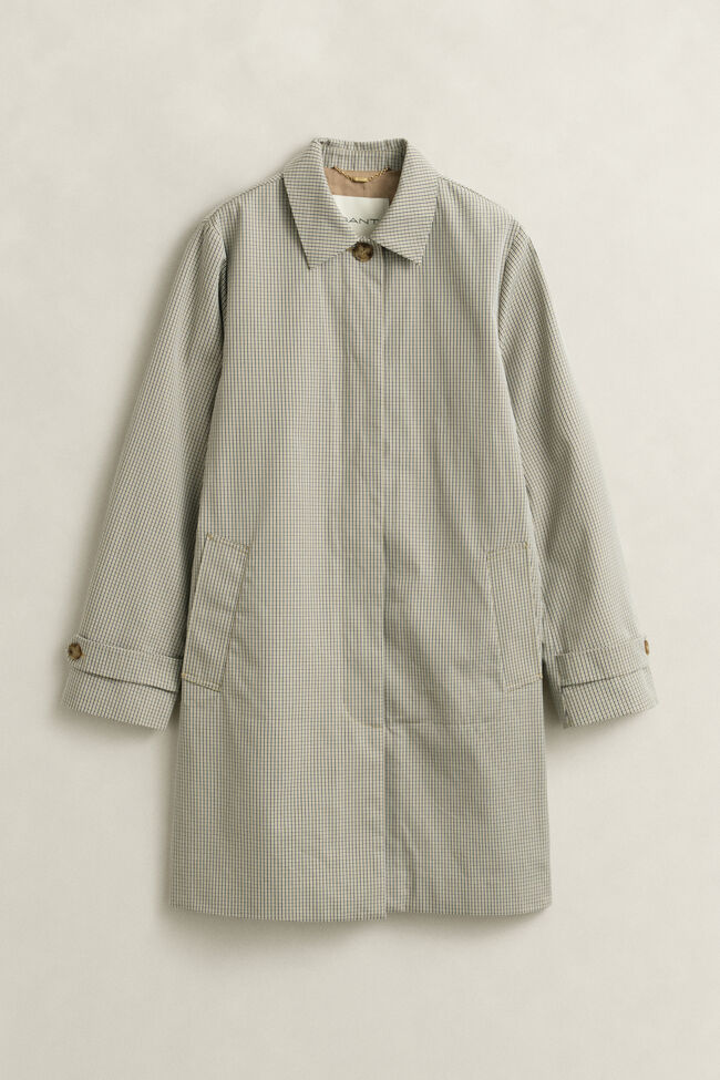 Karierter Kurzmantel