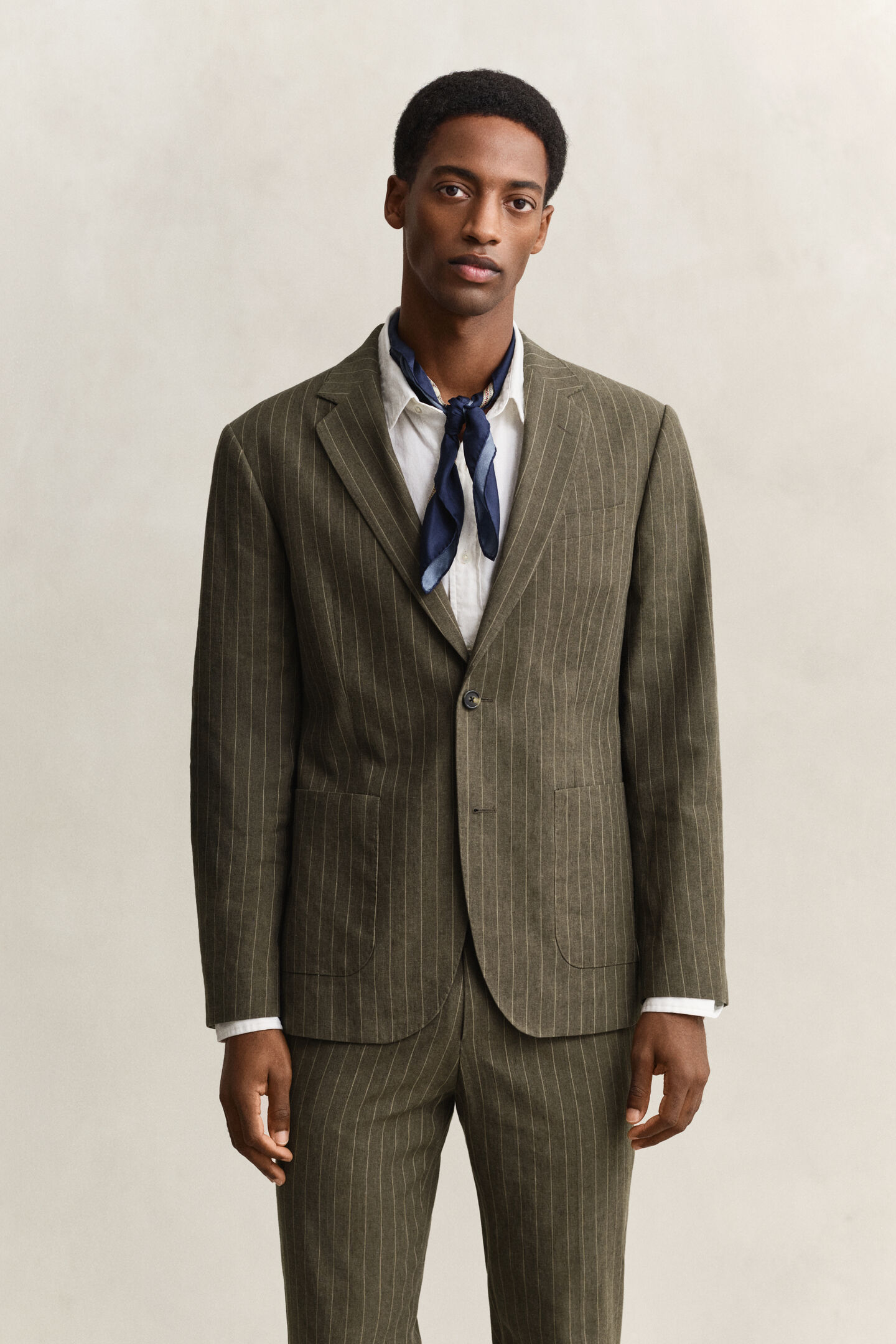 Anzugsakko mit Nadelstreifen