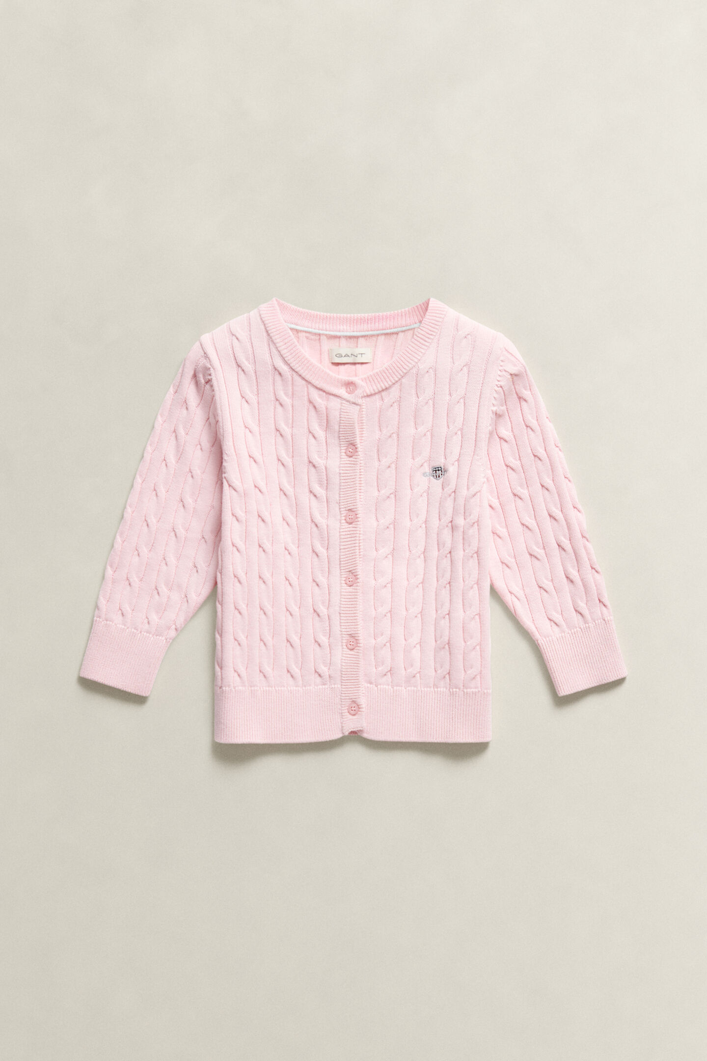 Girls Shield Strickjacke mit Zopfmuster