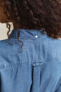 Chambray Hemdblusenkleid