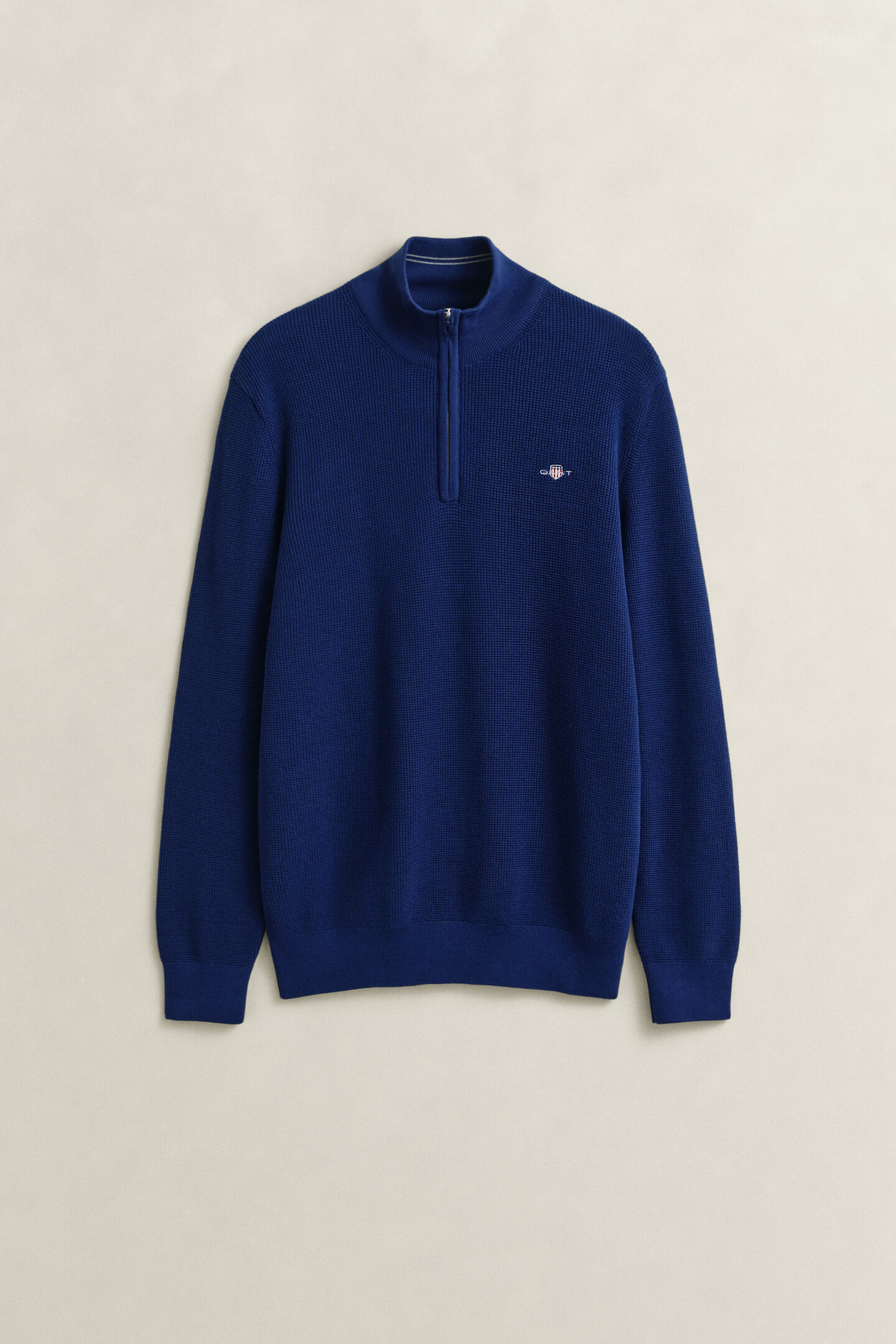 Troyer aus strukturierter Baumwolle