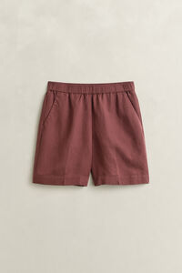 Shorts aus Leinenmix