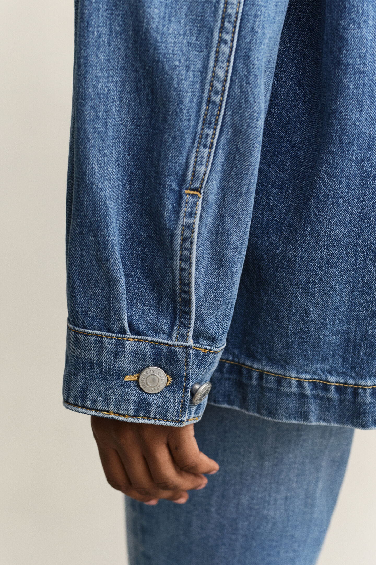 Decker-Jacke aus Jeans