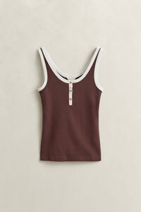 Geripptes Tanktop