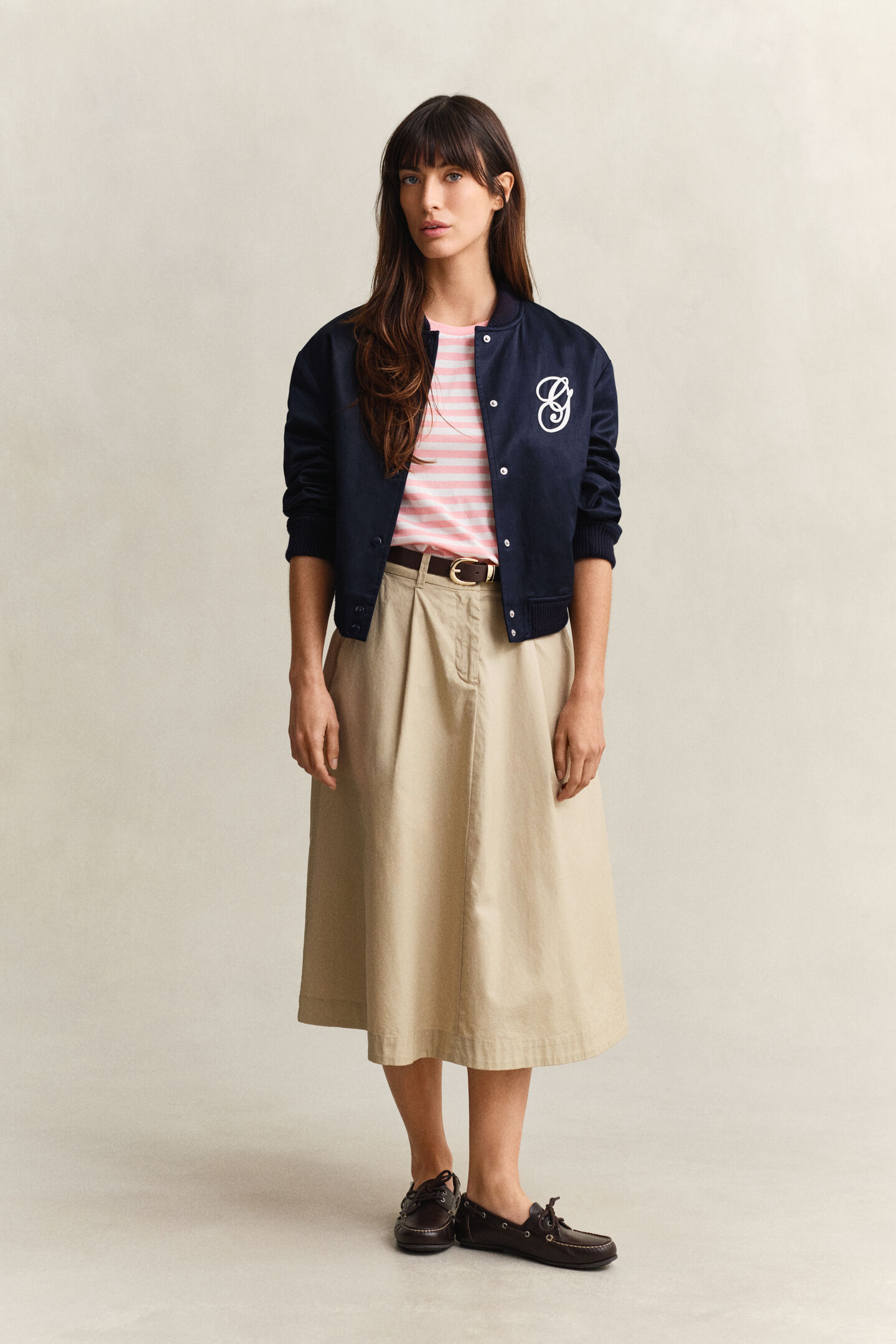 Shield T-Shirt mit Streifen