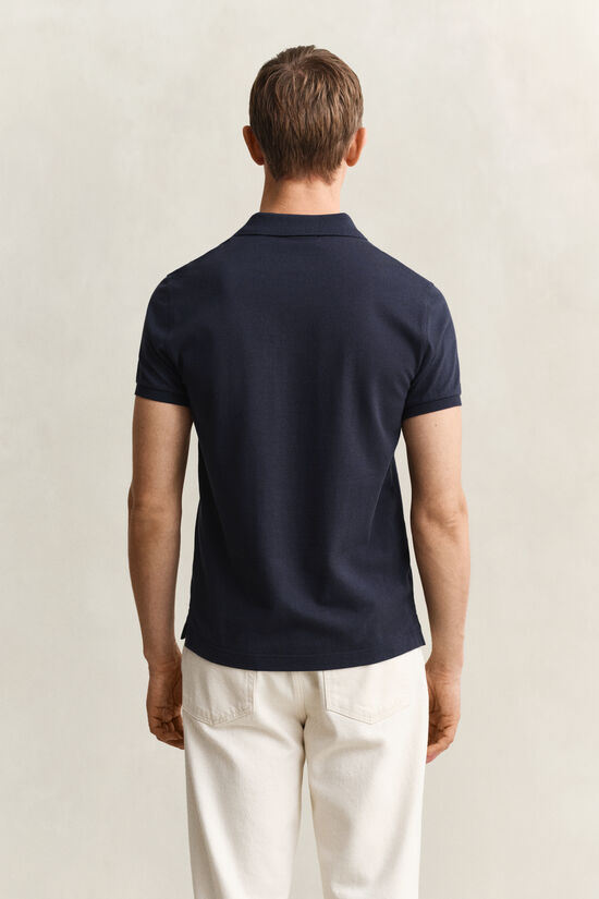 Slim Fit Archive Shield Piqu&eacute; Poloshirt