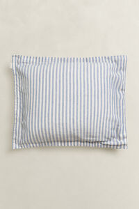 Cotton Linen Striped Kopfkissenbezug