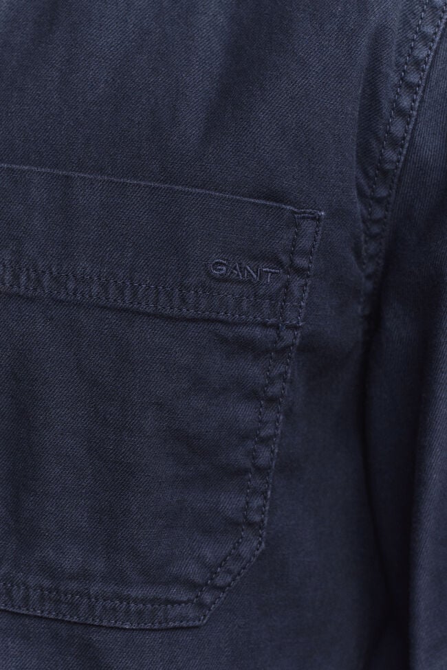 Hemdjacke aus Leinenmischung