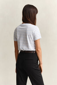 Shield T-Shirt mit Streifen