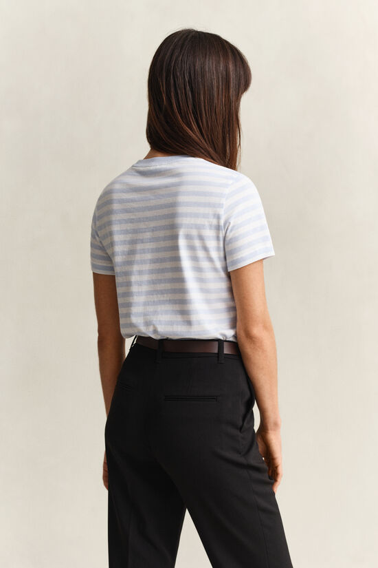 Shield T-Shirt mit Streifen