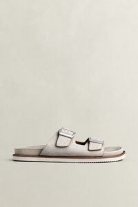 Fairfro Sandale aus Veloursleder