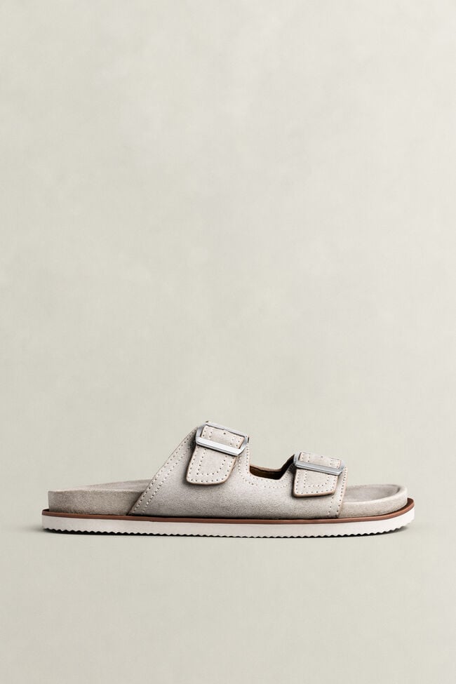 Fairfro Sandale aus Veloursleder