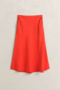 Ausgestellter Rock aus Leinenmix