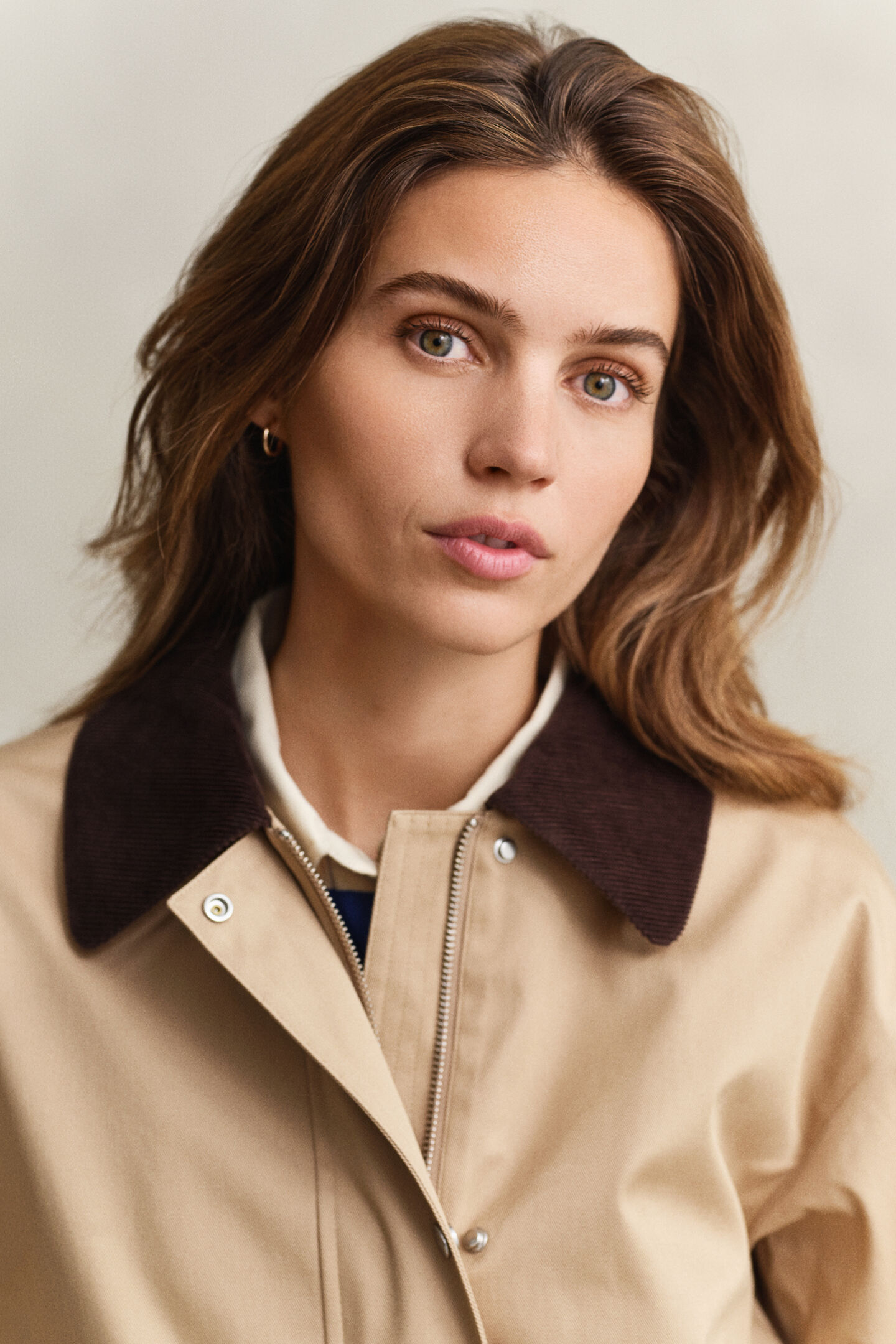 Decker-Jacke aus Baumwolle