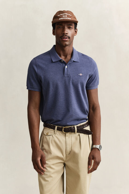 Regular Fit Shield Piqu&eacute; Poloshirt