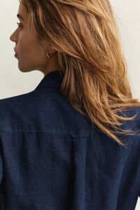 Hemdblusenkleid aus Leinen