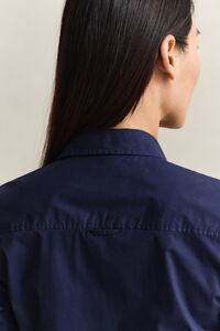 Slim Fit Popeline Bluse