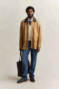 Decker-Jacke aus Leder