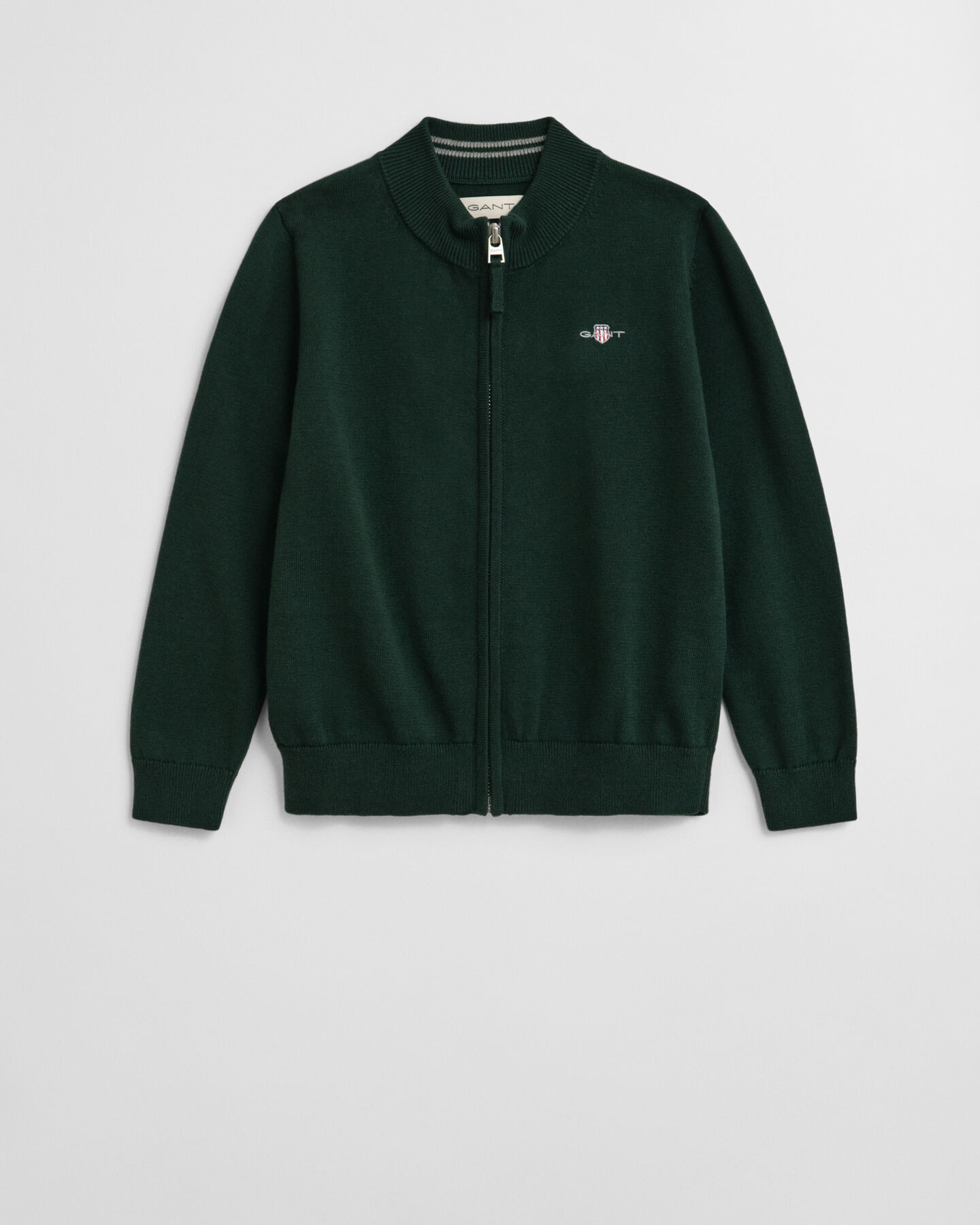 Kids Shield Strickjacke aus Baumwolle mit Rei&szlig;verschluss