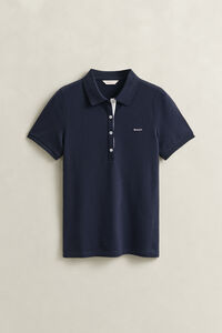 Kontrast Piqu&eacute; Poloshirt