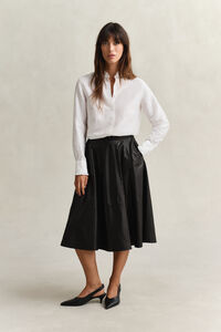 R&uuml;schenbluse aus Leinenmix