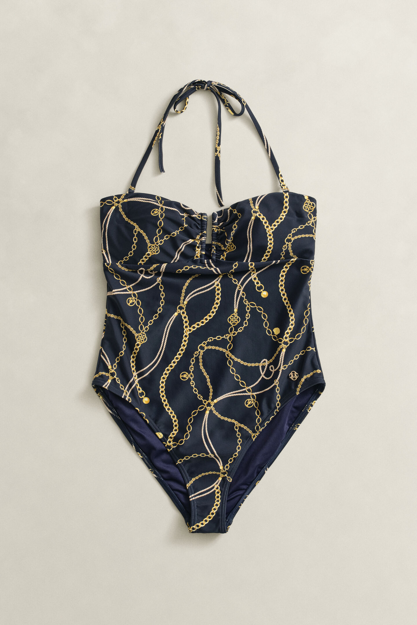 Gepolsterter Badeanzug mit Print