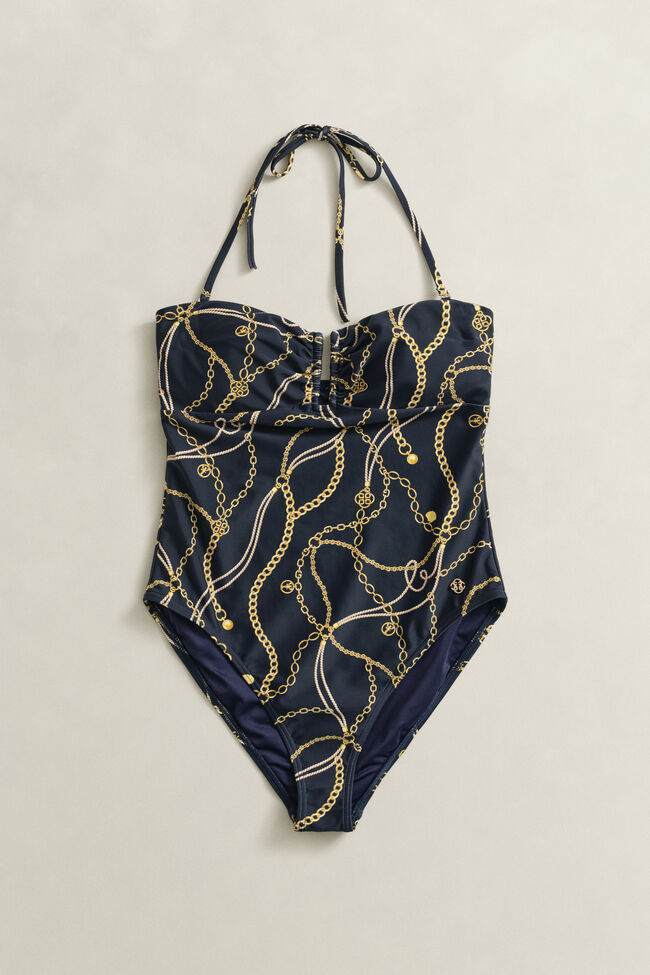 Gepolsterter Badeanzug mit Print