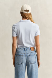 Slim Fit Archive Shield Piqu&eacute; Poloshirt