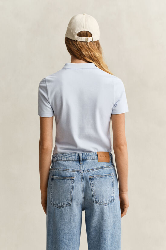 Slim Fit Archive Shield Piqu&eacute; Poloshirt