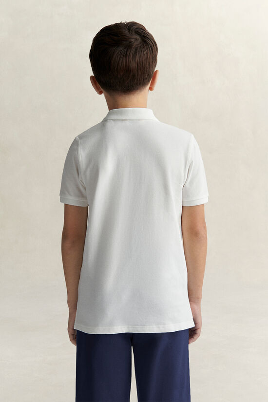 Teens Shield Piqu&eacute; Poloshirt