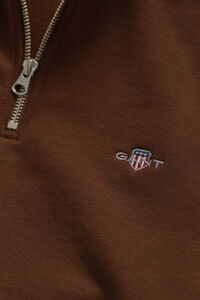 Shield Sweatshirt mit halblangem Rei&szlig;verschluss